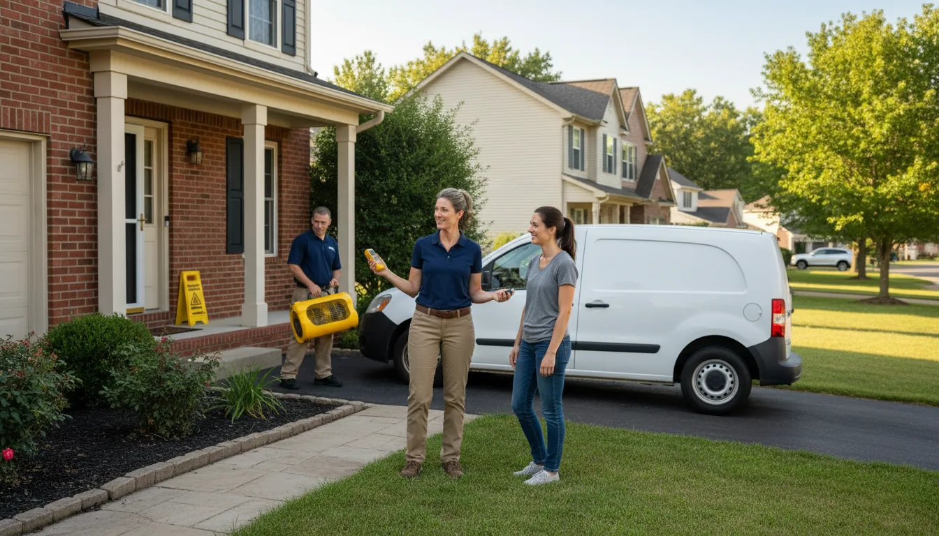 Water restoration image for Water Damage & Restoration Services in Alpha, KY
